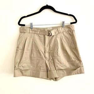JCREW Khaki Anchor Shorts